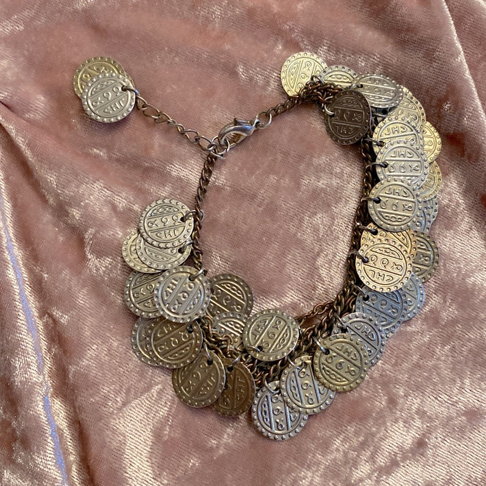 Beautiful coin bracelet